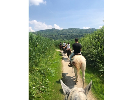 Trekking at the lakes of Revine 